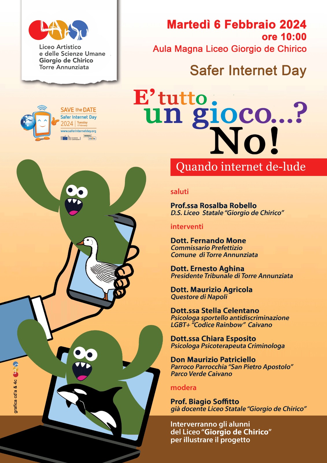 Safer Internet Day martedì 6 febbraio 2024 – Liceo Statale “Giorgio de ...